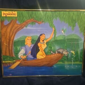 Vintage Pocahontas Lithograph